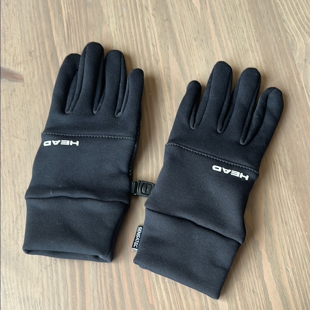 HEAD Black Winter Gloves